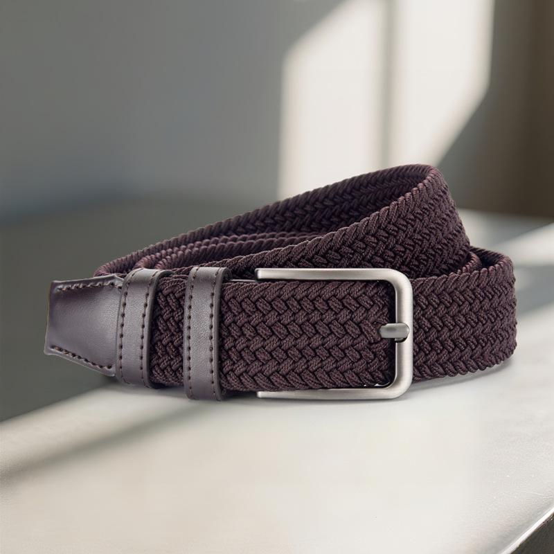Unisex Elastic Pin Buckle Waist Belt - Versatile Fashion for Men & Women