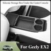 For Geely EX2 Proton eMAS 5 Silicone Center Console Lower Storage Box