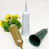 Flower Holder with Spike Memorial Day Cemetery Flower Vase Reusable Bouquet Holder Insert Graveside Headstone Vase