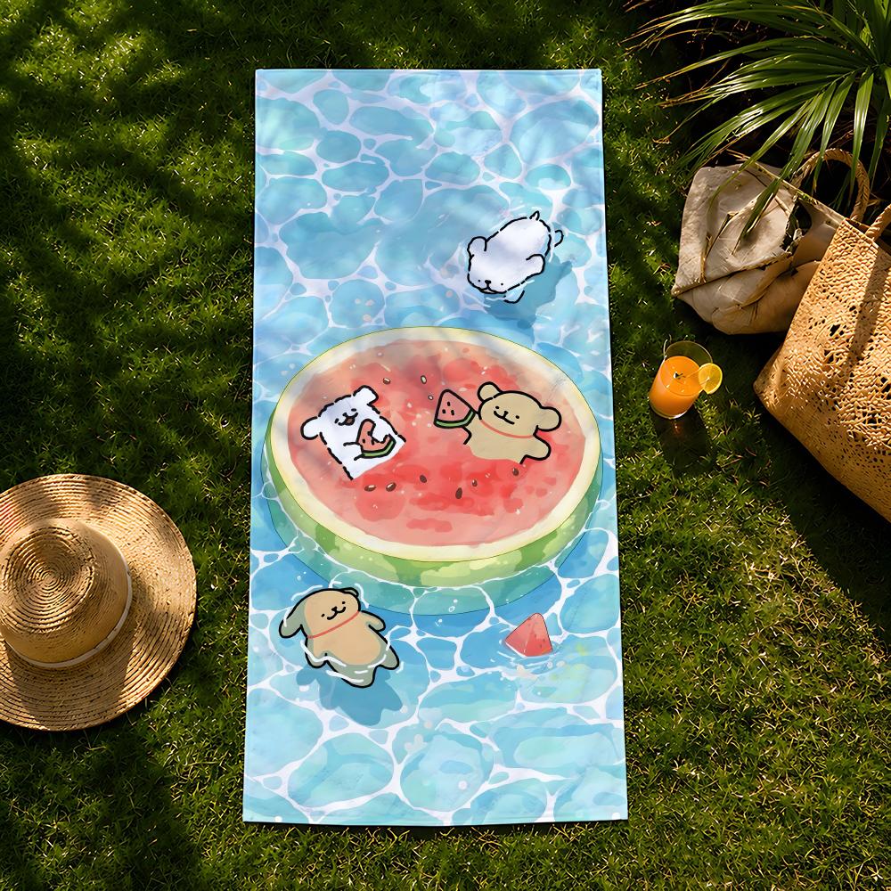 Animal M-Maltese Towel Beach Towel, Quick Drying Absorbent Bath Towel For Swim,Gym,Camping,Outdoor Hot