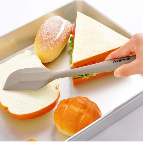Heat-resistant Silicone Spatula, Rubber Spatula, Set of 2, One-piece Design, Cake Cleaner, Cooking Spatula, Kitchen Utensils, Baking Tools, Baking Too