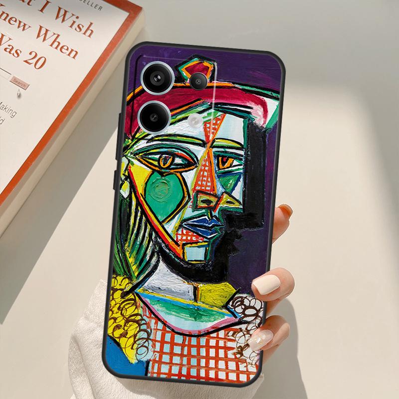 Painting Picasso Abstract Art Funda For Xiaomi Redmi Note 14 13 10 11 12 15 Pro Plus Case For Redmi 15 14C 12C 10C 13C 15C