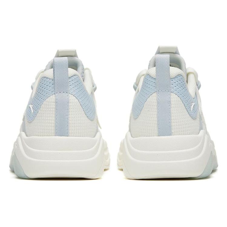 Anta Life Collection Abrasion Resistant Breathable Low Top Skateboard Shoes Women's White Blue 122328052-2