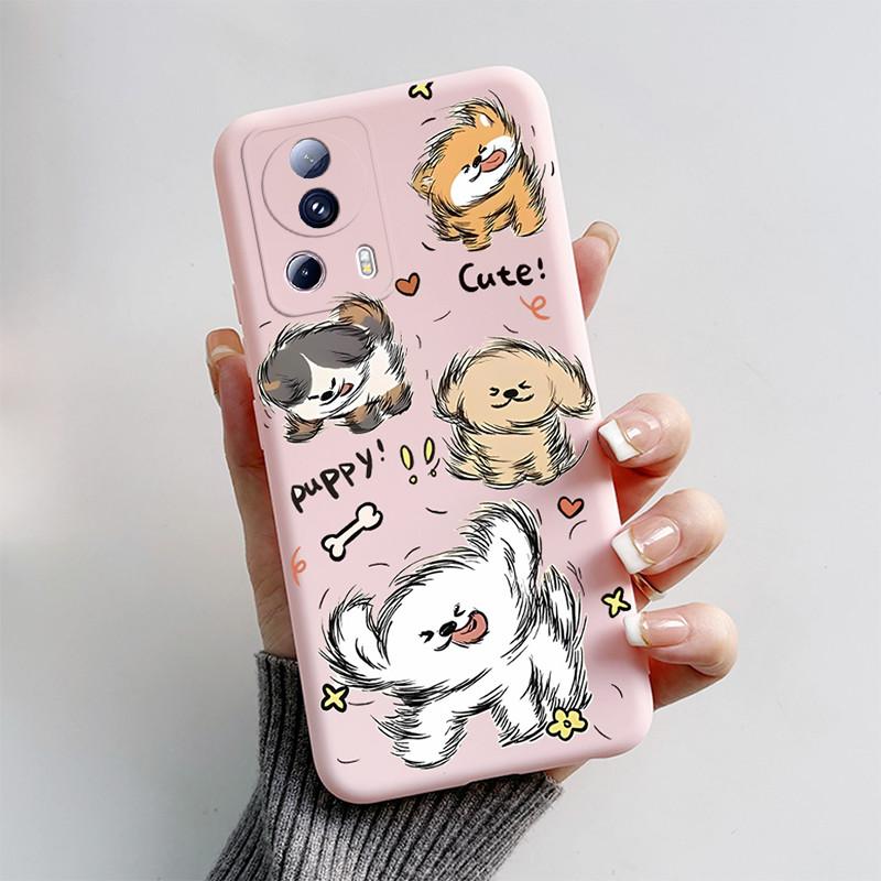 For Xiaomi 13 Lite Civi2 Phone Case Cute Cartoon Cat Fox Soft Silicone Bumper Cover For Xiaomi13 Lite Xiaomi Civi 2 Fundas Shell