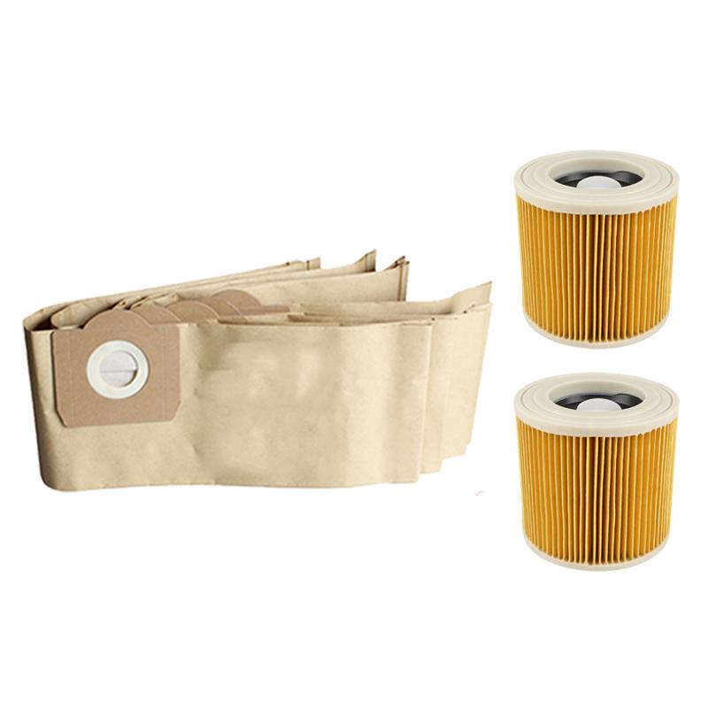 Staubbeutelfilter für Kärcher Zubehör MV3 WD3 WD3200 WD3300 A2204 A2656 WD3.500P SE4001 SE4002 Staubsaugerteile