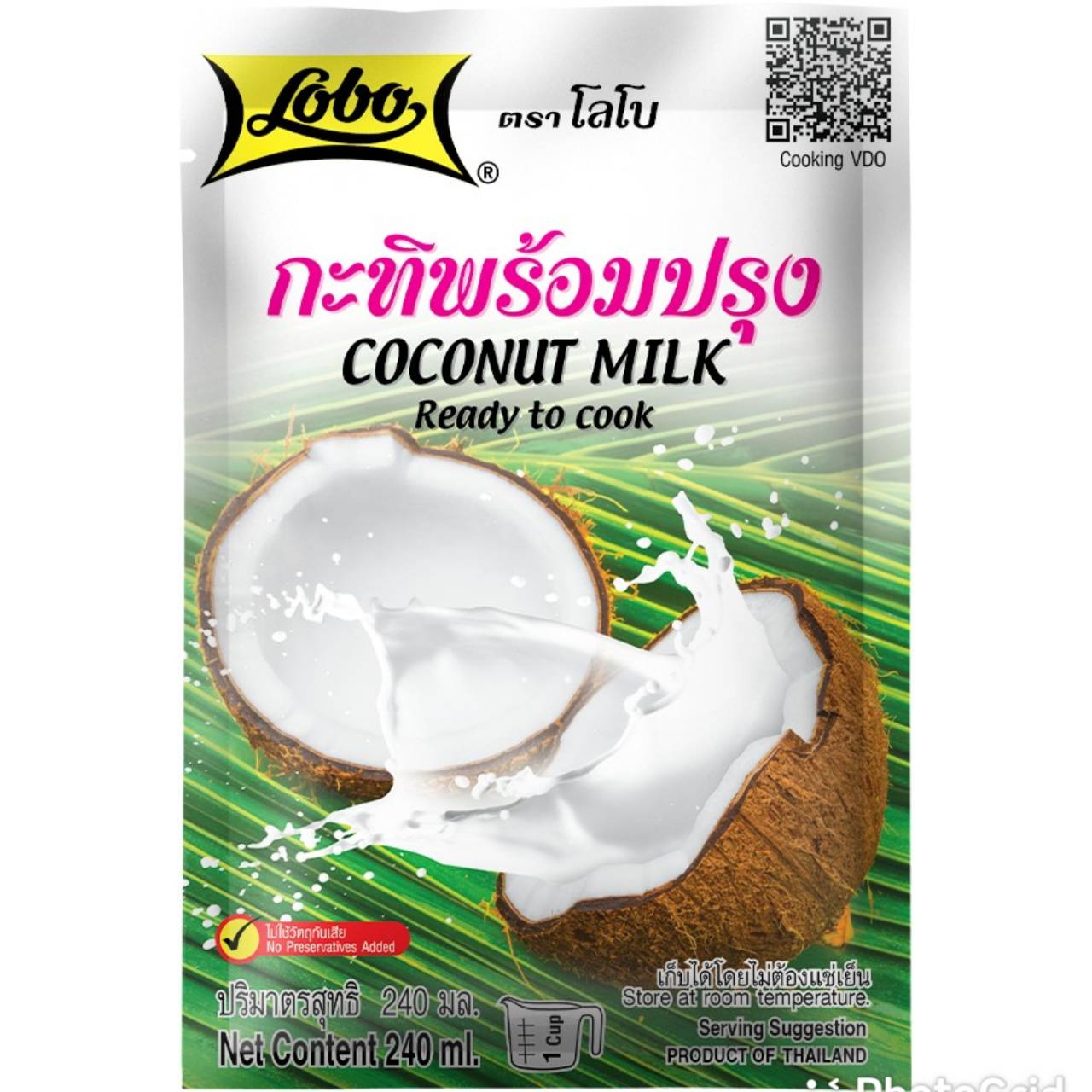 

Lobo Thai Food Суп с кокосовым молоком, сладкий десерт, пикантные травы, 240 грамм
