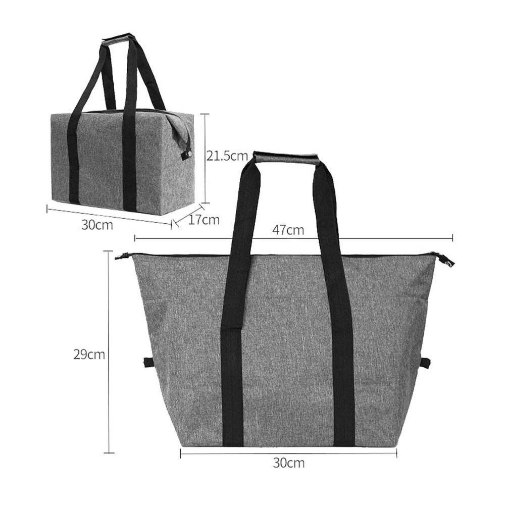 For Outdoor Activities Portable Camping Cooler Bag Grey Foldable Cooler Bag 10L Small Size Soft Cooler Backpack Picnic