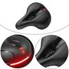 MTB Bicycle Seat Breathable Big Butt Bike Seat Shock Absorbing Touring Saddle Comfortable Bicycle Saddle for Ridng Mountain Bike