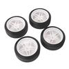 4pcs RC Tires Wheels  S Sets 12mm Hex Wheels  S Rubber Tires Width 26mm for 1Celsius10 RC Racing Car Drifting Car