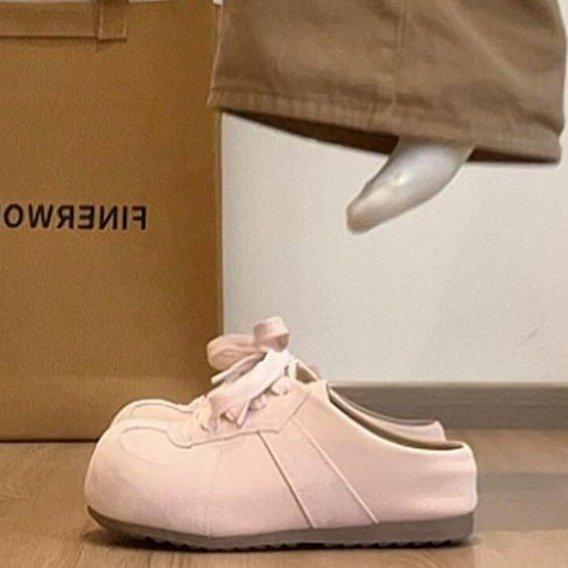 Dexun Slippers Wear Outer Single Shoes To Commute Trendy Baotou Cool Ins Korean New Spring and Summer Birkentow