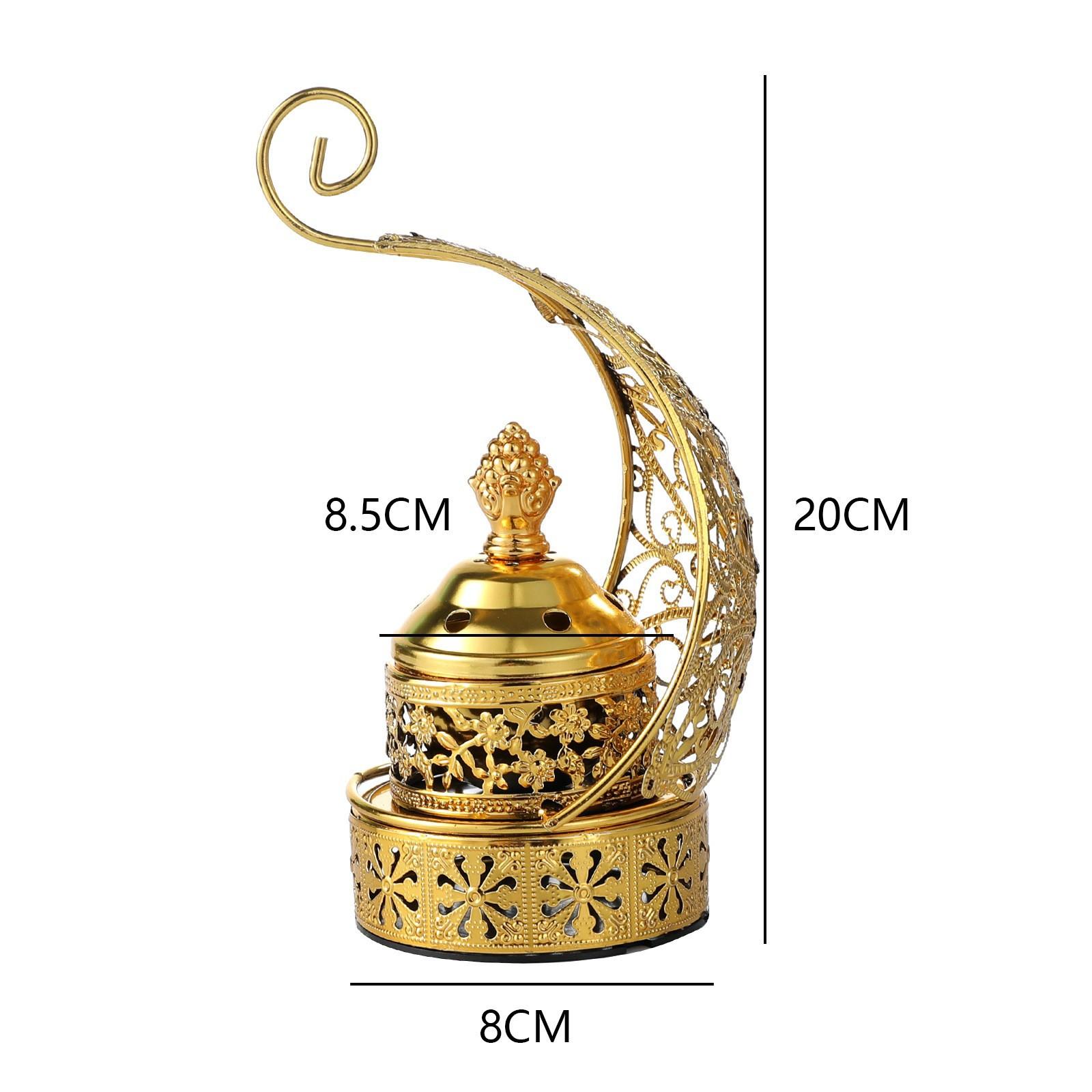 Middle Eastern Incense Charcoal Burner Arabesque Iron Incense Holder Home Decor Craft