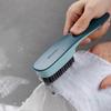 Nordic Style Soft Bristle Shoe and Laundry Brush with Long Handle - Gentle Cleaning for Shoes and Clothes