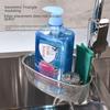 Upgraded Stainless Steel Triangular Sink Drain Basket and Filter for Leftovers and Produce