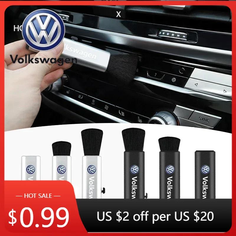 For VOLKSWAGEN VW New Jetta VW For Volkswagen Car Air Conditioner Cleaning Brush Car Air Outlet Crevice Dust Removal Brushes For
