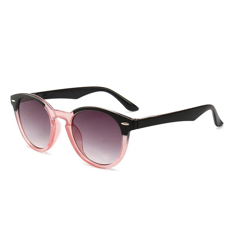 Fashion Round Frame Anti Blue Light Reading Sunglasses Luxury High Definition Computer Presbyopia Eyewear +1.0 To +4.0 Goggle