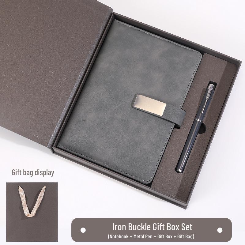 Custom A5 Notebook with Logo - Corporate Meeting Diary & Gift Box Set