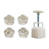 Rose Flower Shape Mooncake Press Mold Cookie Stamps Chinese MidAutumn Moon Cake Makers Decoration Tool for DIY Cookie