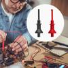 Multimeter Probe Hook 4mm Threaded Socket Smd Ic Clamp Spring Damage Test Gilding Threaded Telescopic Flexible Probe Hand Tools