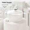 Oală de supă ceramică antiaderentă Velosan seria Pebble