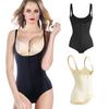 Zipper Rubber Shaping Bodysuit for Women - Postpartum Tummy Control Strappy Shapewear