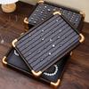 Jewelry Display Tray with Protective Velvets Lining Jewellery Holder Accessory Presentation Stand for Home or Shop Use