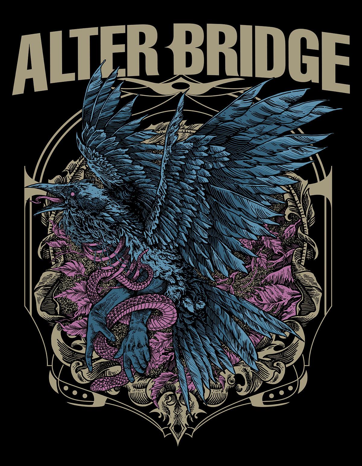 Alter Bridge Black Heavy Cotton T-Shirt Gift For Friend XXL