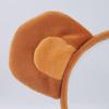 Monkey Ear Heandband Monkey Tail Bowtie Kids Animal Cosplay Costume for Boy Girl