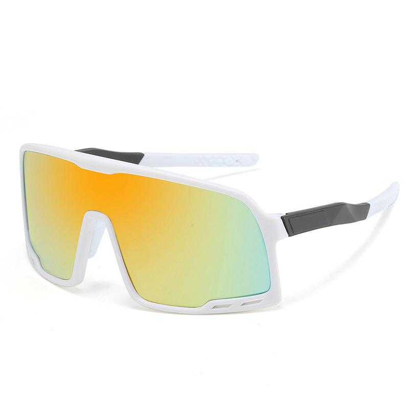 Fashionable Cycling Sunglasses With Large Frame Uv400 Ultraviolet Light Bicycle Riding Driving Glasses Cycling Glasses