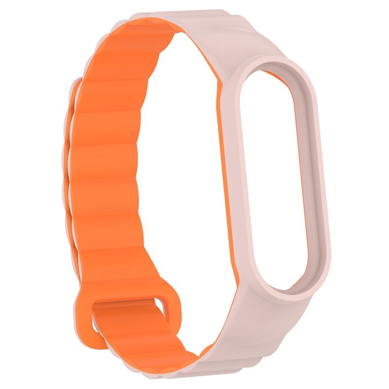 Magnetic Silicone Strap for Xiaomi Band 7 6 5 4 3 Replacement Wristband with Case Bracelet Correa Smartband