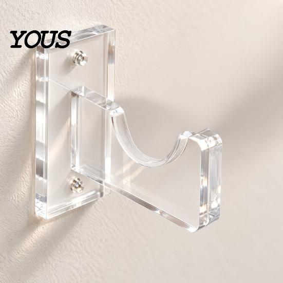 Baseball Bat Display Case 2PCS Acrylic Stands, Wall Mount Space Saving Hanging Shelf Holders, Soft Lining Protection Organizers for Sports Memorabilia