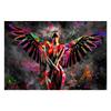 Red Sexy Nude Woman Canvas Print Sensual Angel Poster and Prints Abstract Wall Art Pictures Painting for Bedroom Room Home Decor