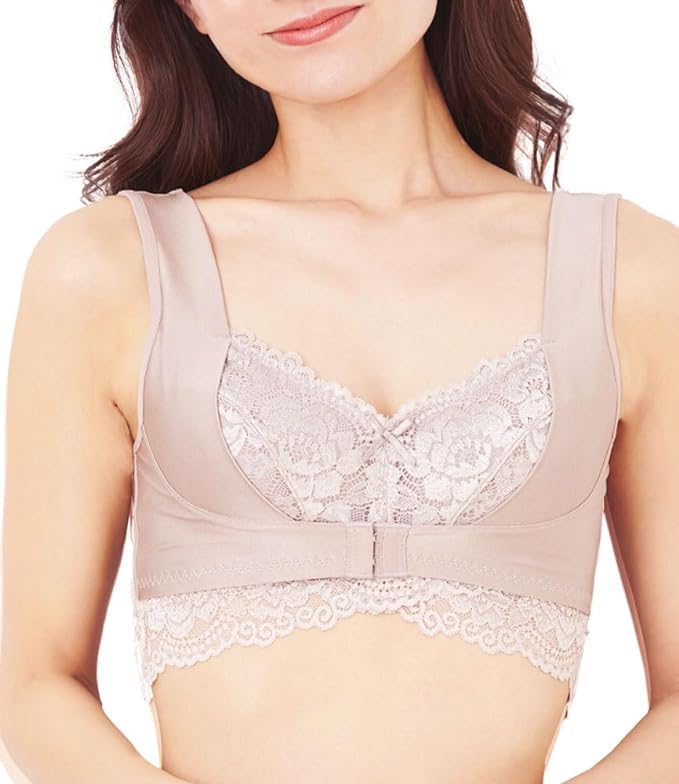 

Модель, представленная в Night Front, может использоваться 24 часа в сутки от Bust [Charmake Body] anan, Бюстгальтер, Без косточек, С высокой проймой, Застежка на крючки, [Салон под контролем] (Темно-розовый,