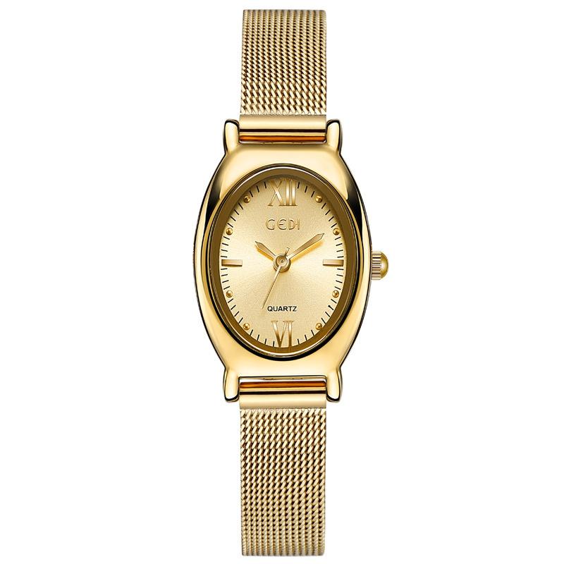 Oval High-End Women'S Watch, Small And Exquisite High-Value Guangzhou Watch, Women'S Waterproof Quartz Watch