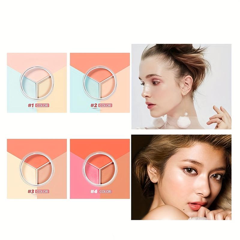 Three Color Loose Powder Honey Powder Pearlescent Matte Oil Control Hard To Take Off Makeup Concealer Makeup Setting Powder