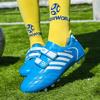 Jungen Fußballschuhe Rutschfest Verschleißfest Klettverschluss Outdoor Fußballschuhe Training Kinderschuhe