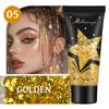 Ombre à paupières Gel Pailletée Nacrée - Maquillage Visage Scintillant pour Scène & Boîte de Nuit, Cosmétique Scintillant Pigmenté Longue Tenue