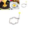 Round Egg Frying Mold Dishwasher Safe Stainless Steel Nonstick Ring For Perfect Sunny Side Up Eggs