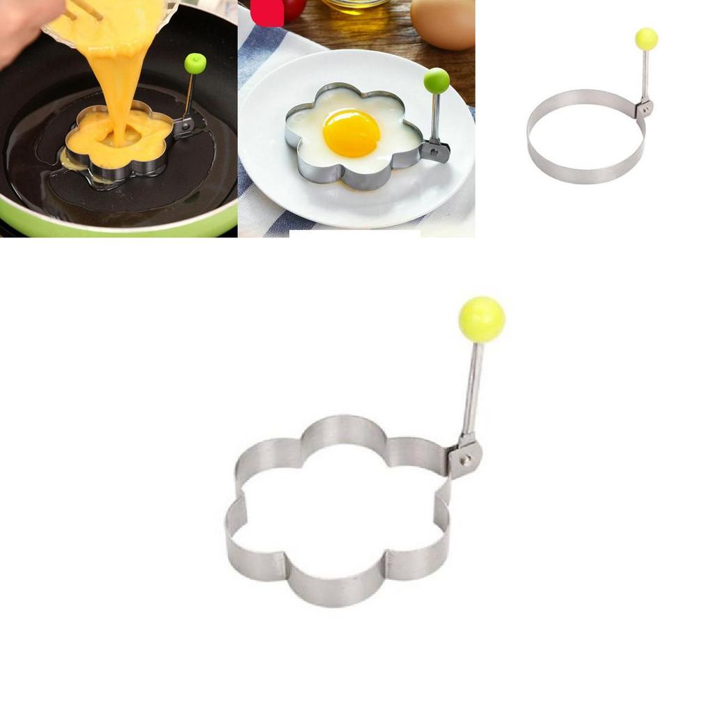 Round Egg Frying Mold Dishwasher Safe Stainless Steel Nonstick Ring For Perfect Sunny Side Up Eggs