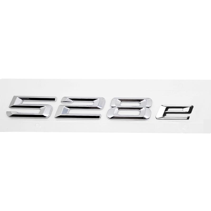 ABS Auto Kofferraum Heck Buchstaben Logo Plakette Emblem Aufkleber für BMW 5er Serie 520e 525e 528e 530e 535e 540e 550e E39 E60 E61 F10 F11 G30