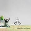 Line Figure Modern Metal Poster For Living Room Bedroom Switch Sticker Easy Hang Installation