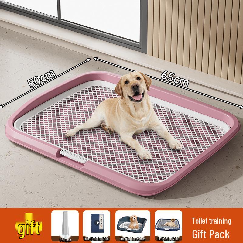 Dog Potty Trainer for Small to Medium Dogs – Plastic Toilet Solution for Pet Urination and Defecation