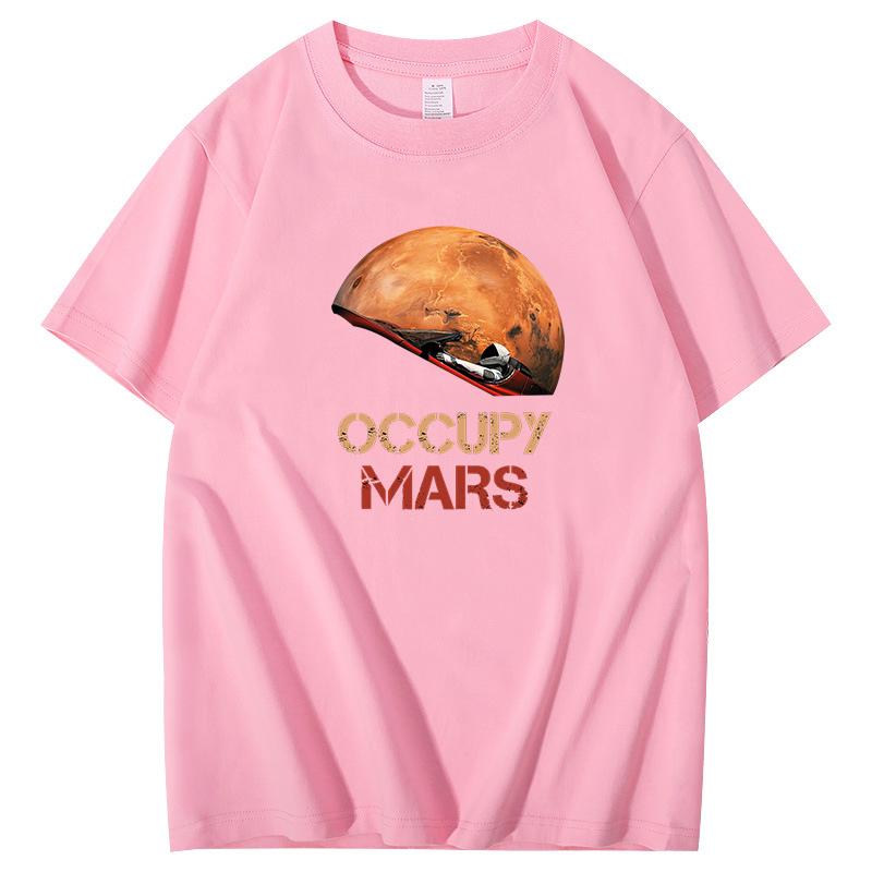 Space Explorer Classic Fashion Graphic T Shirts Summer New Shirts And Tshirts Cotton Short Sleeve Tshirts Print T Shirt