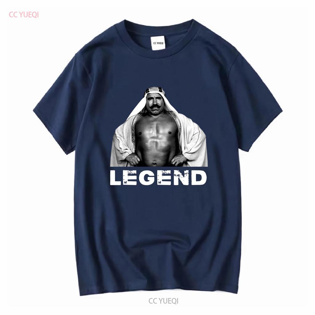 The Iron Sheik Legend Fan V2 T Shirt long or short sleeves vintage Washed Versatile Top For Everyday Wear fashion Comfortable