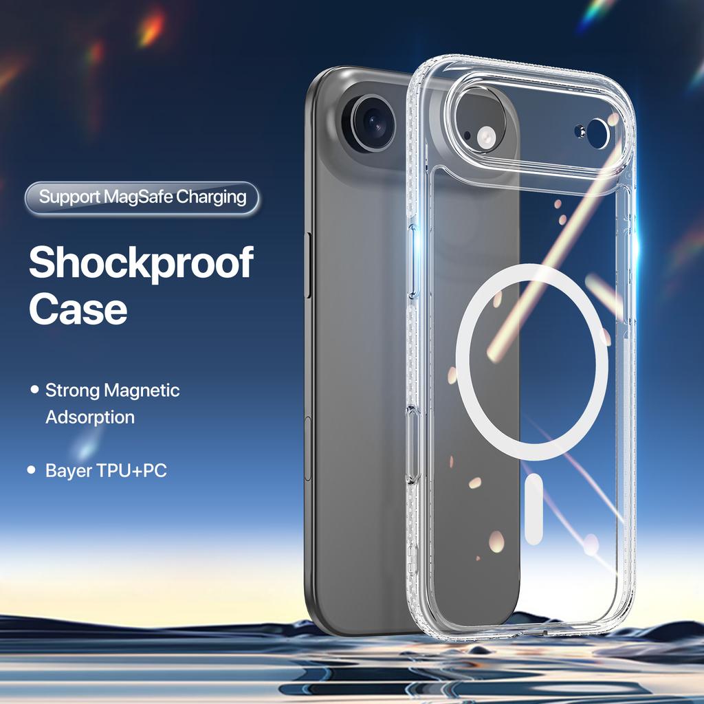 For iPhone Air Back Cover DUX DUCIS Clin Series Clear Phone Case Compatible with MagSafe