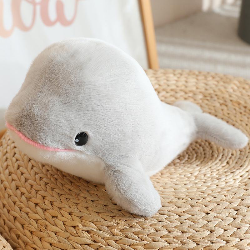 Adorable Dolphin & Orca Plush Ocean Animals - Stuffed Shark & Seal Doll for Children, Perfect Birthday Gift