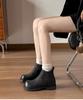 Retro Round Head Versatile Thick-soled Chelsea Boots Women's 2025 Spring New Temperament Spice Girl Martin Boots Chimney Short Bare Boots
