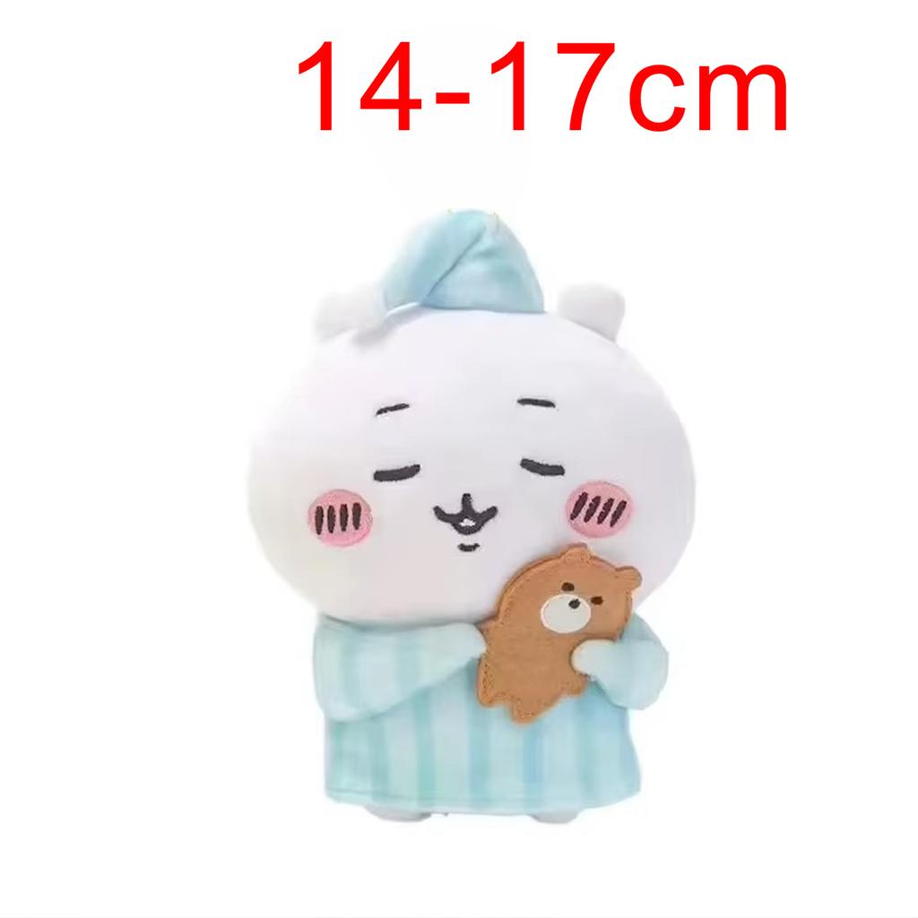 Chiikawa Usachi Xiaoba Cute Pajamas Series Plush Doll Pendant Key Pendant Bag Pendant Cartoon Toy Bedroom Ornaments Girl Gift
