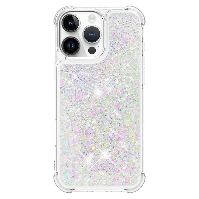 I Phone 16 Pro Max Case On For Funda iPhone 16 Pro MAX Cover Glitter Dynamic Liquid Case For Apple16 Plus 16ProMax Cases Etui