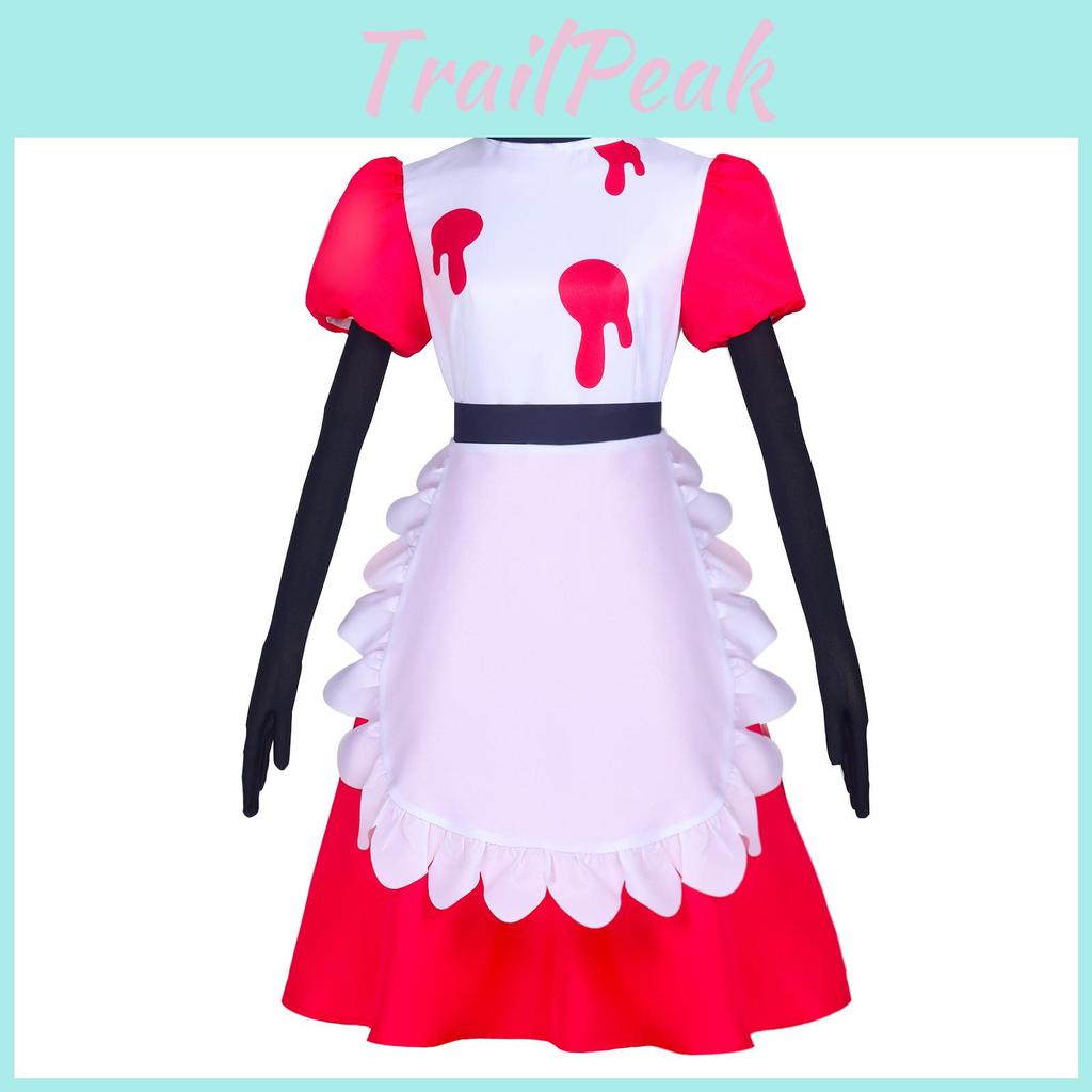 Hazbin Hotel Niffty Costume With Polyester Fabric For Cosplay And Themed Parties