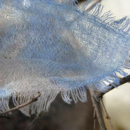 Cloud Mist Cashmere Scarf - 200 Count, Printed Square, Thin Neck Warmer (YRC5259)